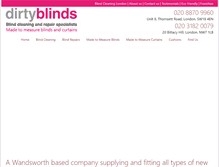 Tablet Screenshot of dirtyblinds.co.uk